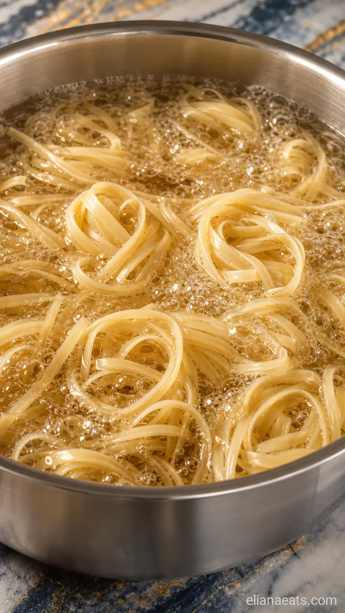 Step 1: Boil the Fettuccine
