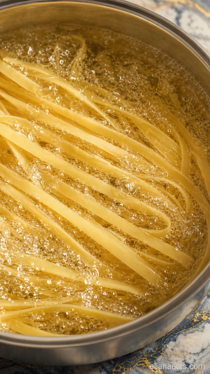Step 1: Boil the Fettuccine