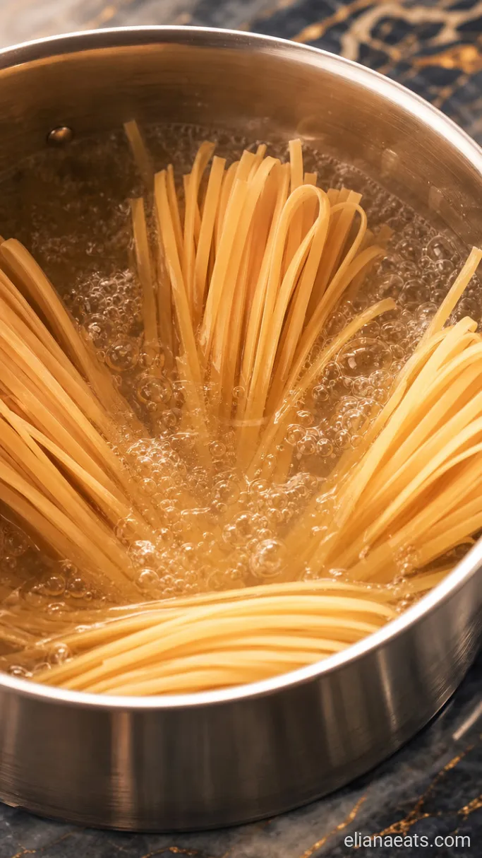 Step 1: Boil the Linguine