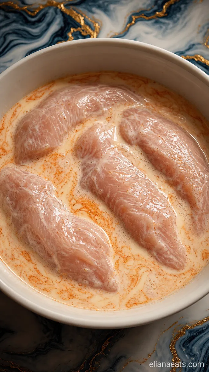 Step 1: Brine the Chicken in Buttermilk