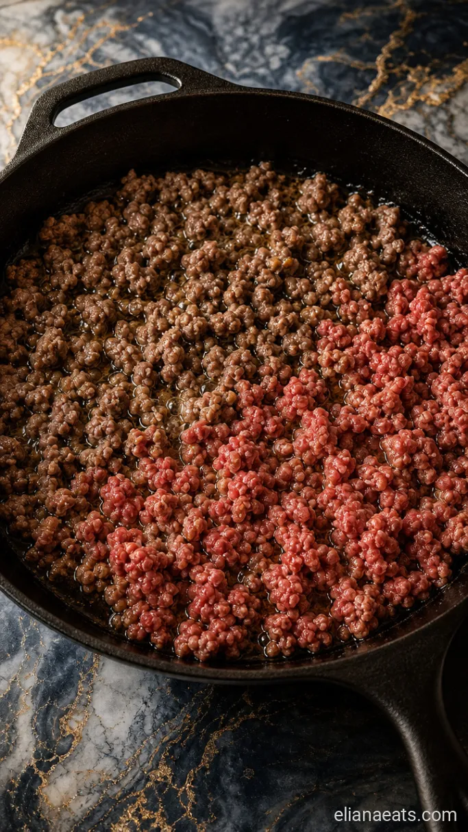 Step 1: Brown the Beef