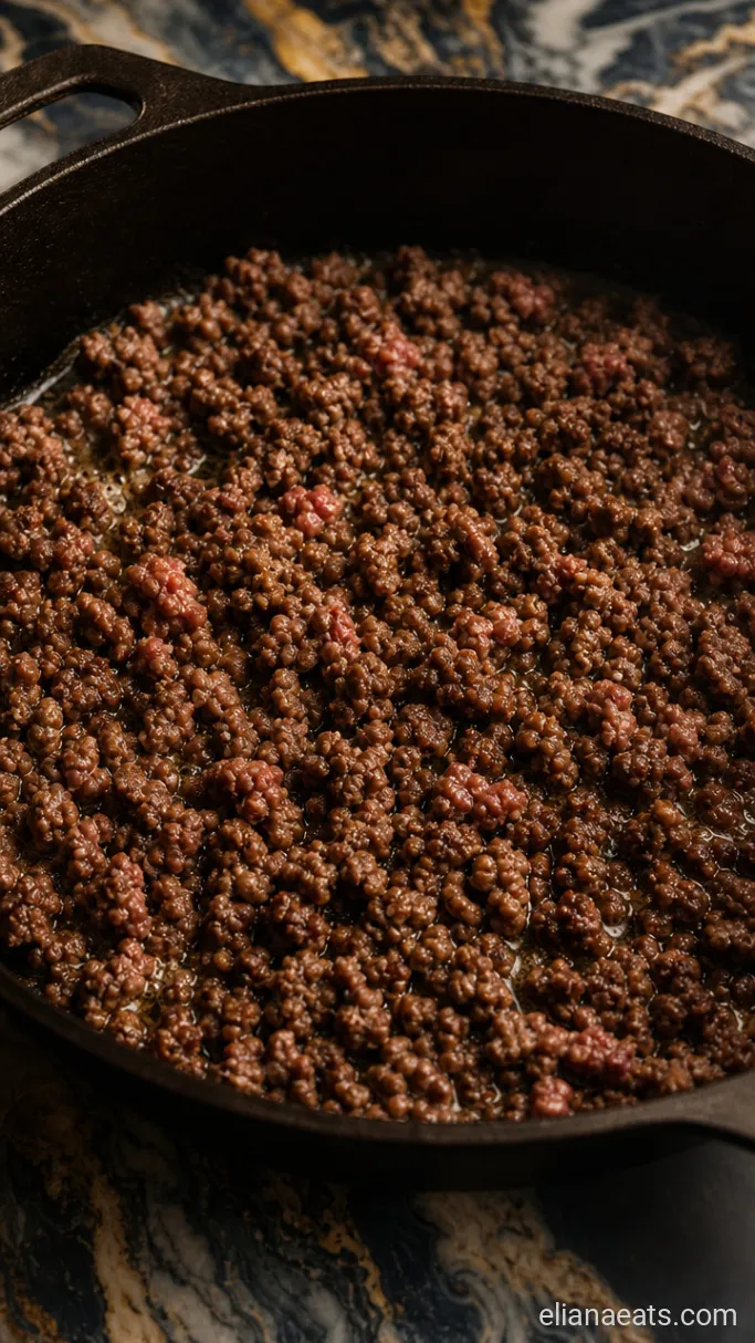 Step 1: Brown the Beef