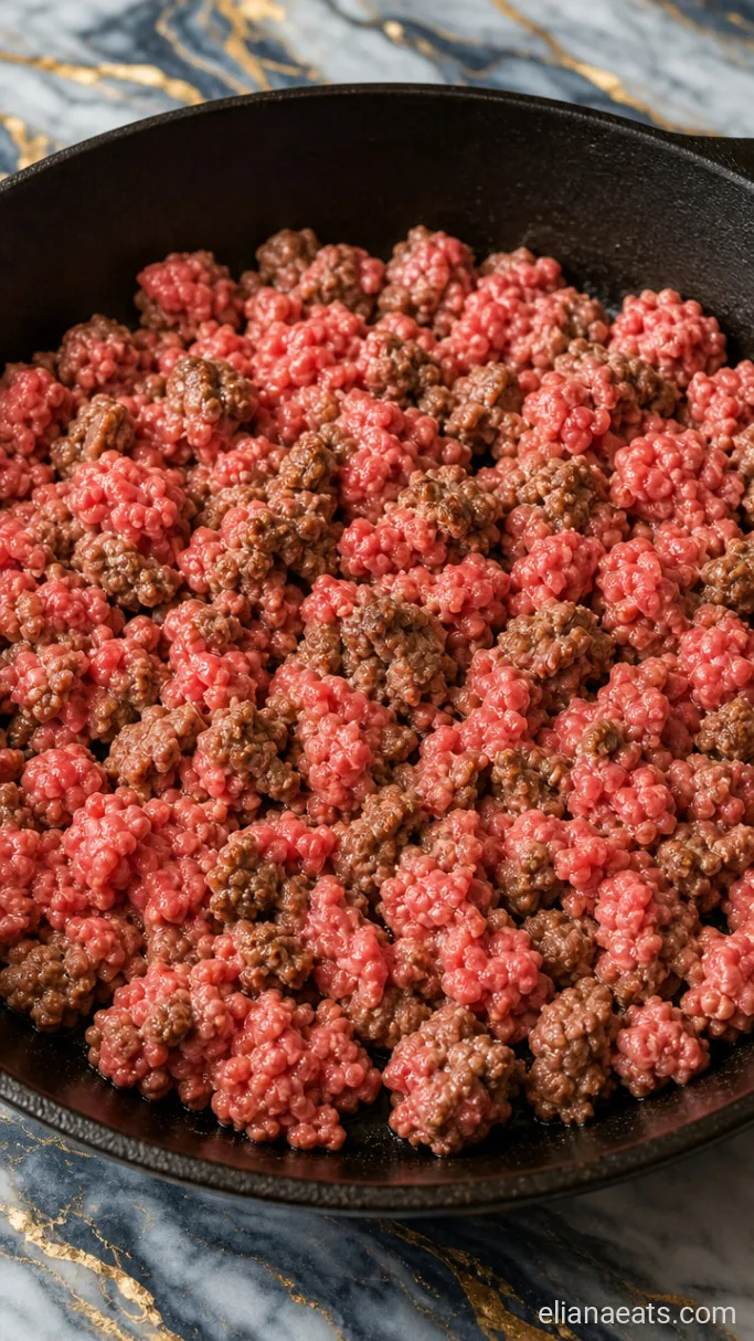 Step 1: Brown the Ground Beef