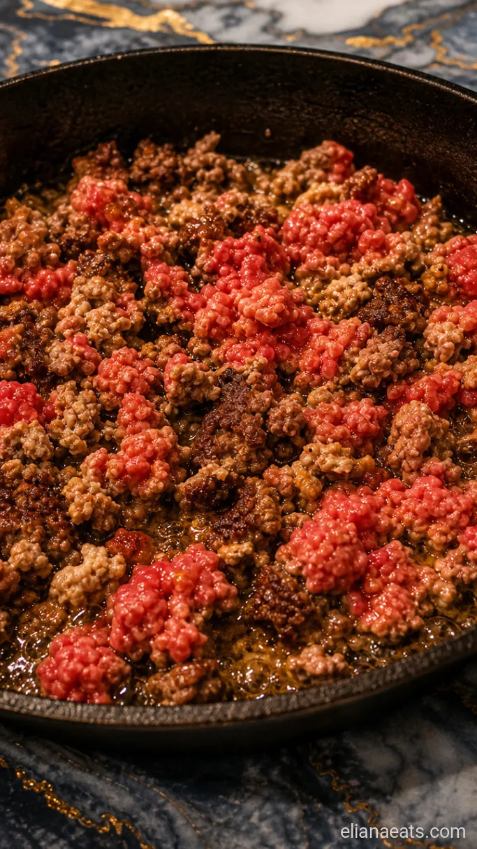 Step 1: Brown the Meat and Livers