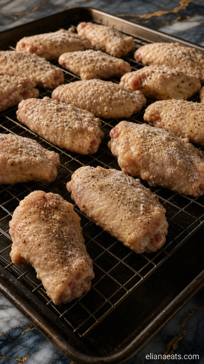 Step 1: Coat the Wings in the Dry Rub