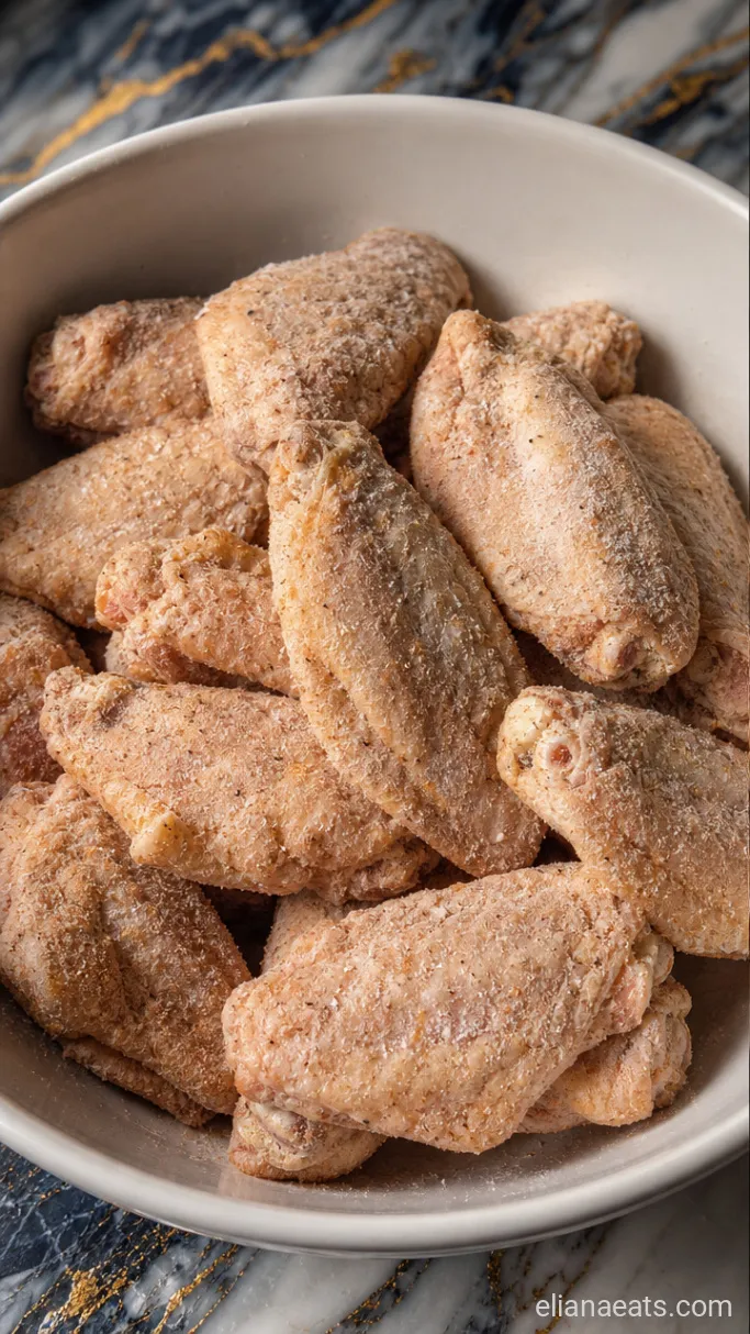 Step 1: Coat the Wings in the Dry Rub