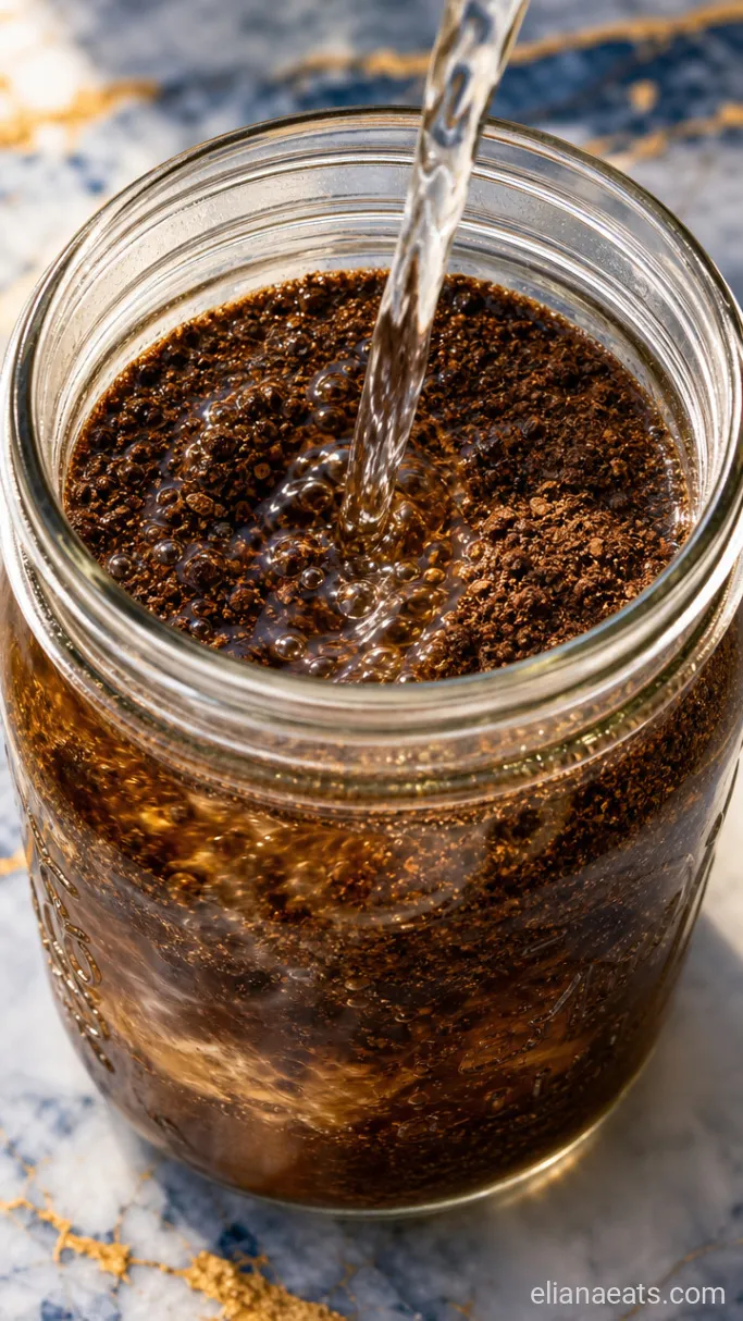 Step 1: Combine the Coffee and Water