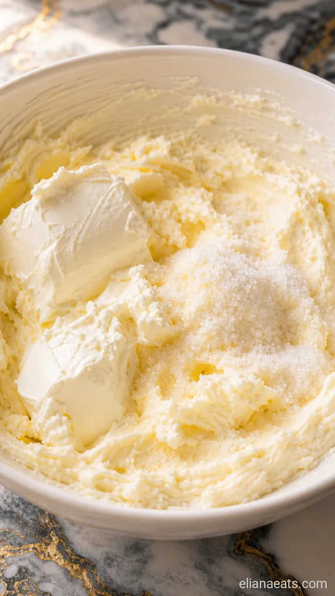 Step 1: Cream the Butter, Cream Cheese, and Sugar