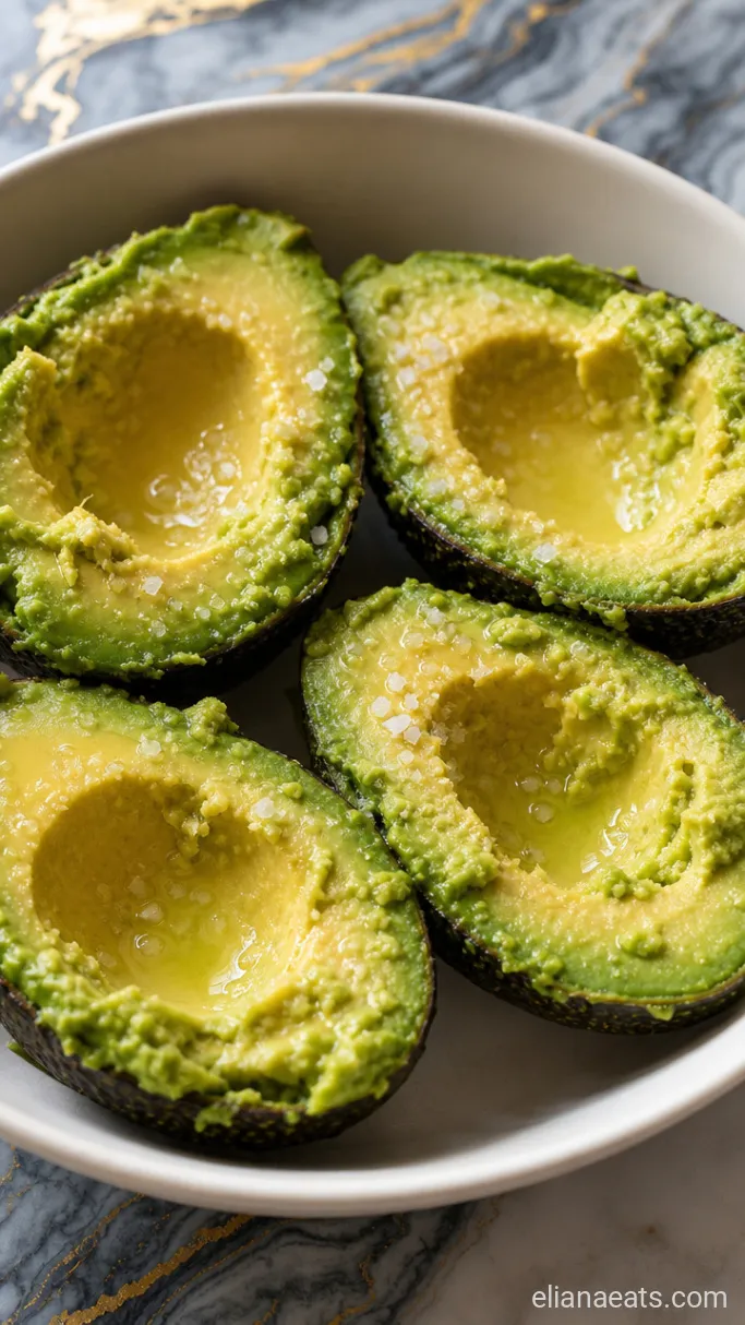 Step 1: Halve and Season the Avocados