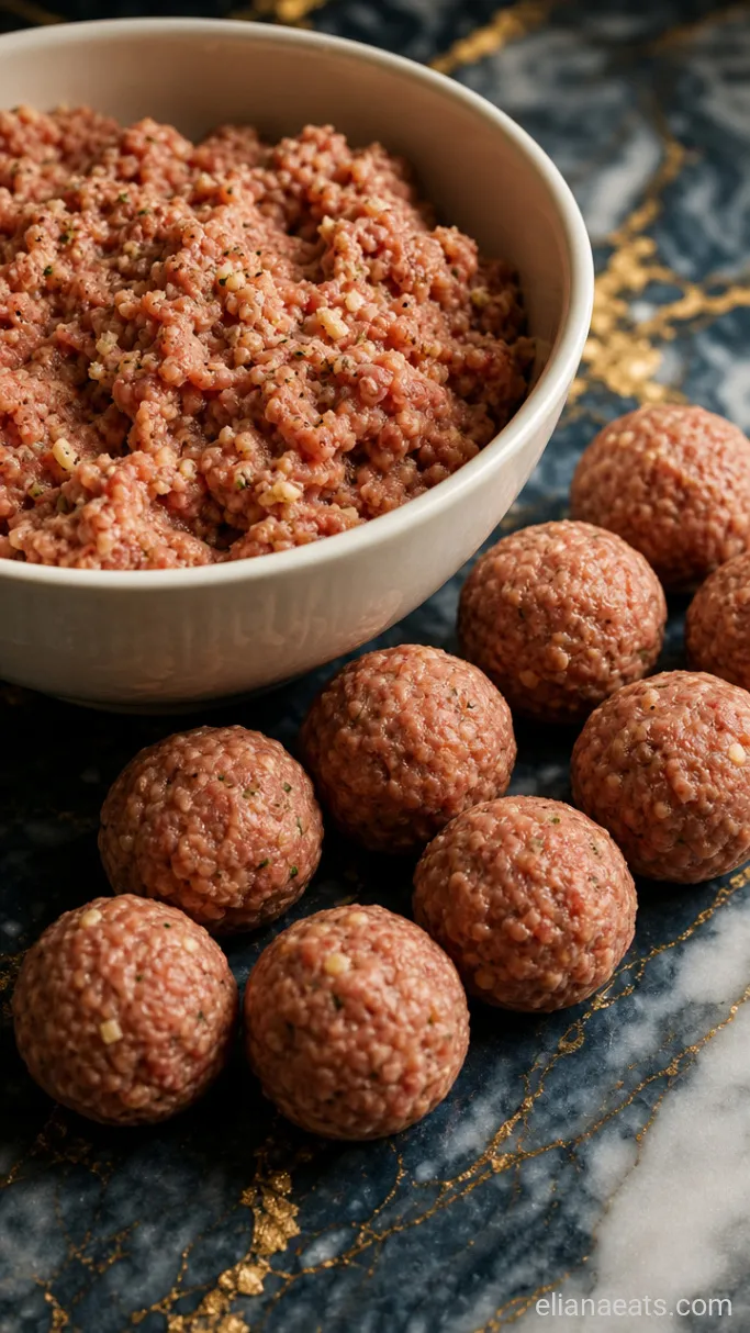 Step 1: Mix and Roll the Meatballs
