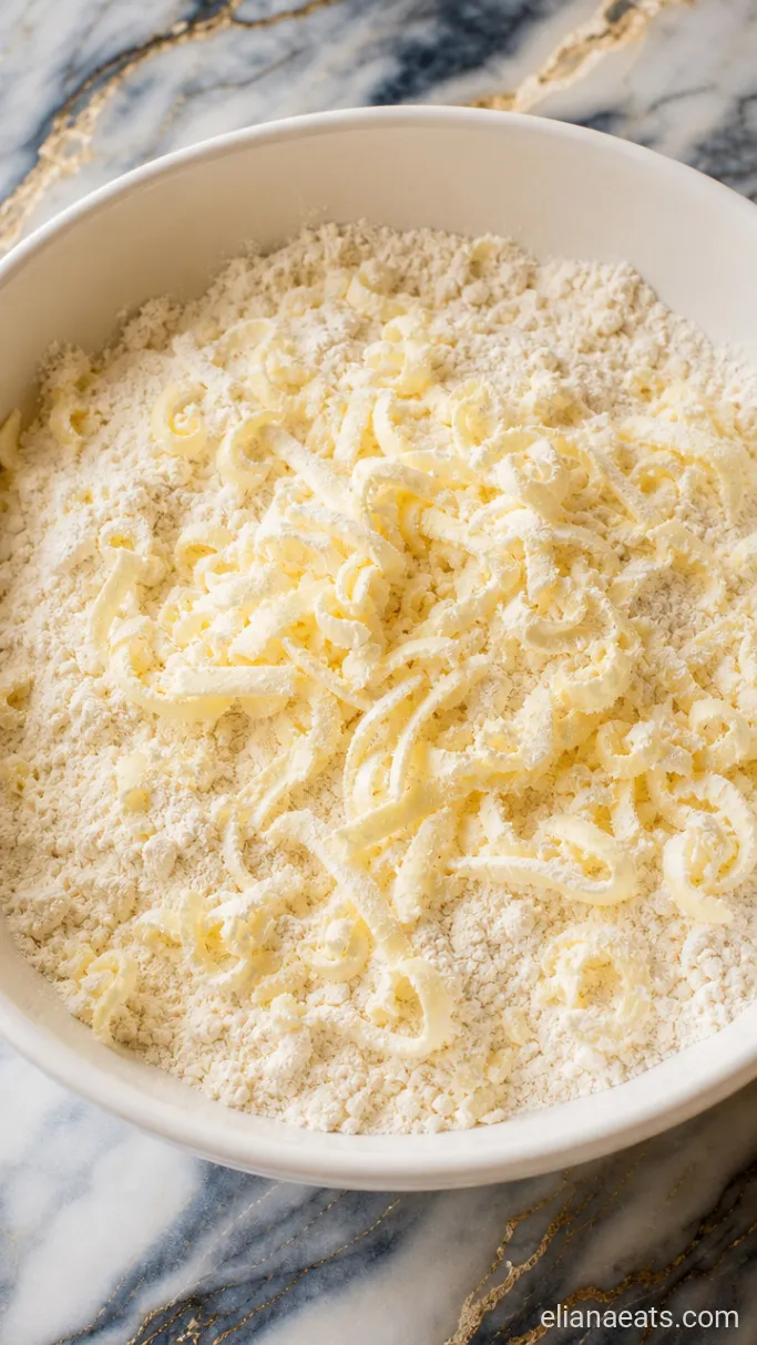 Step 1: Mix the Dry Ingredients and Grate the Butter