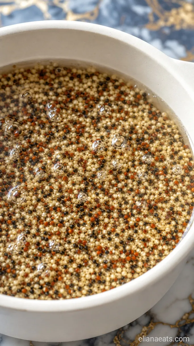 Step 1: Rinse and Simmer the Quinoa