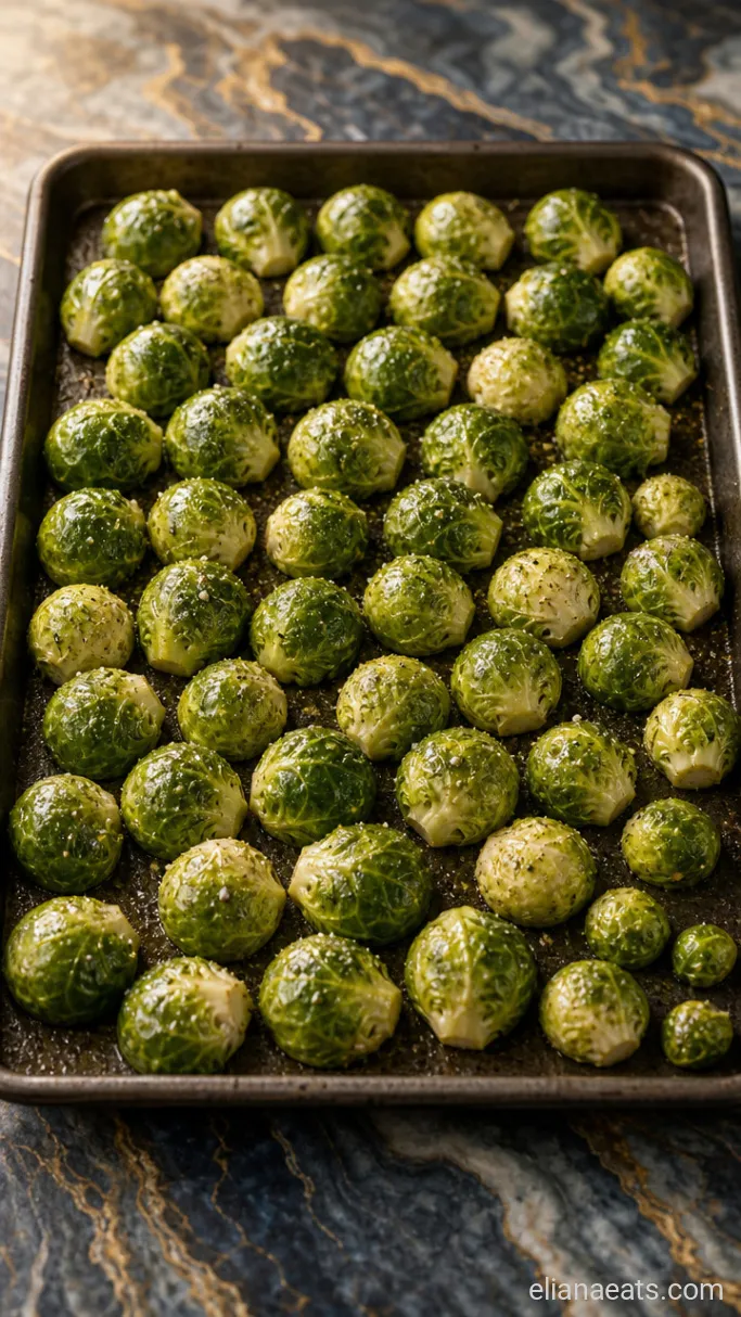 Step 1: Roast the Brussels Sprouts