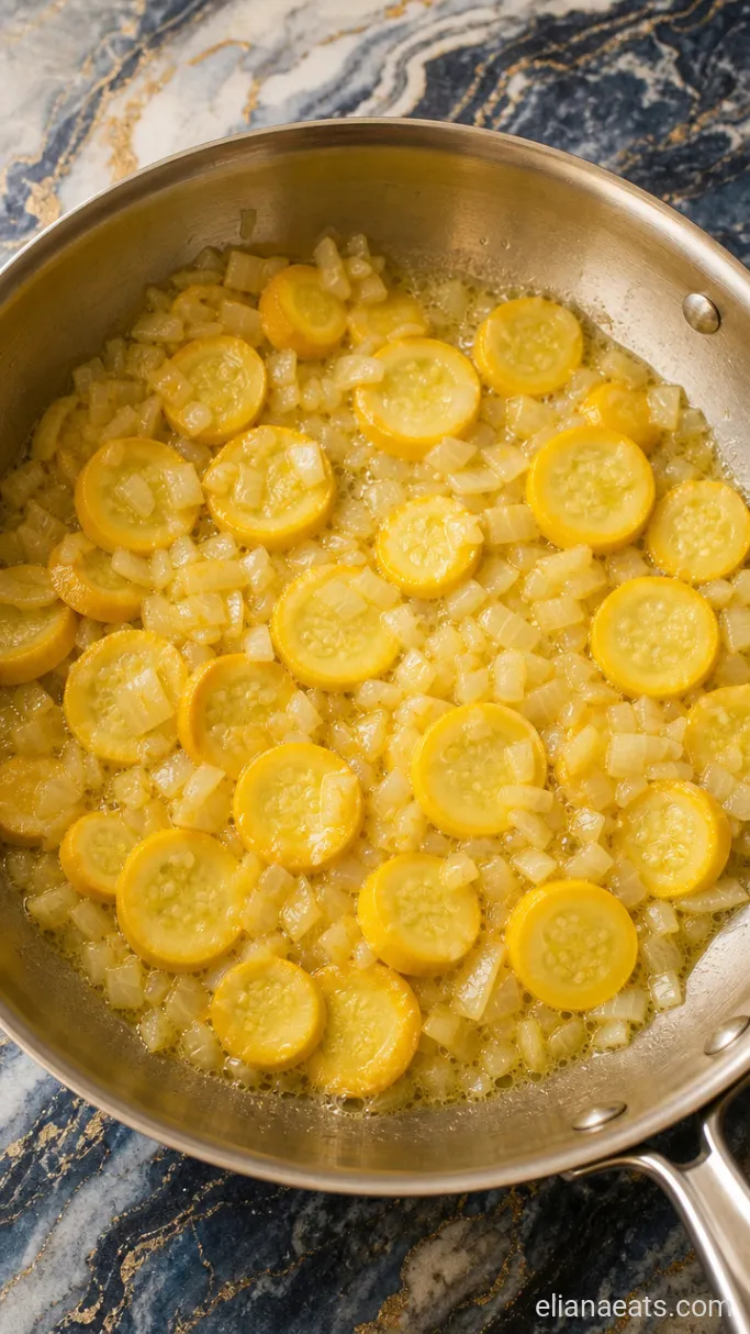 Step 1: Sauté the Squash and Onion