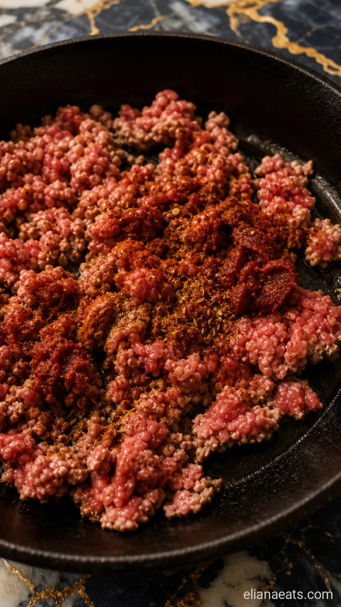 Step 1: Season and Brown the Beef