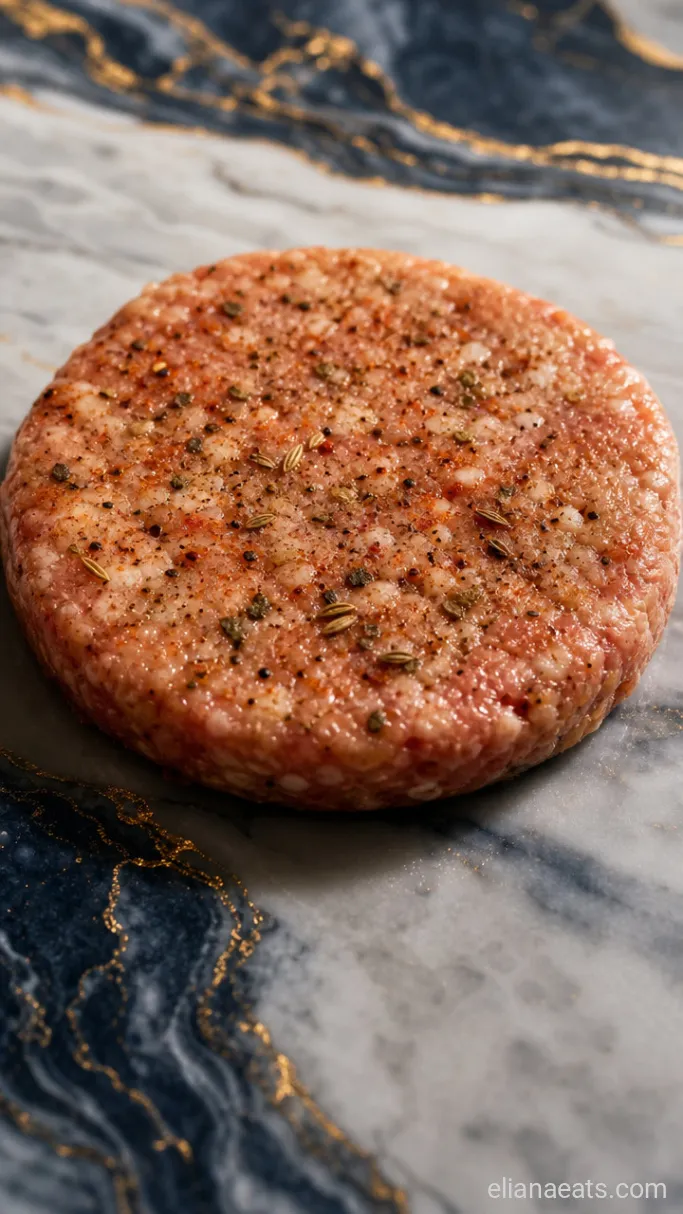 Step 1: Season and Shape the Sausage Patty