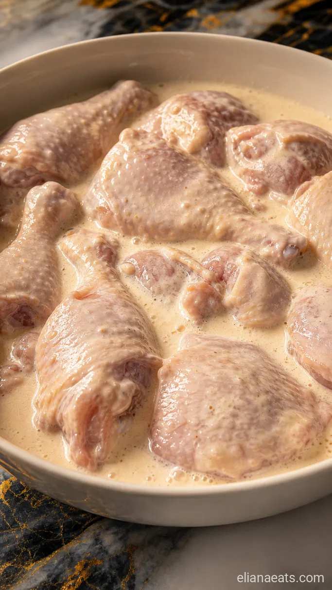 Step 1: Season and Soak the Chicken