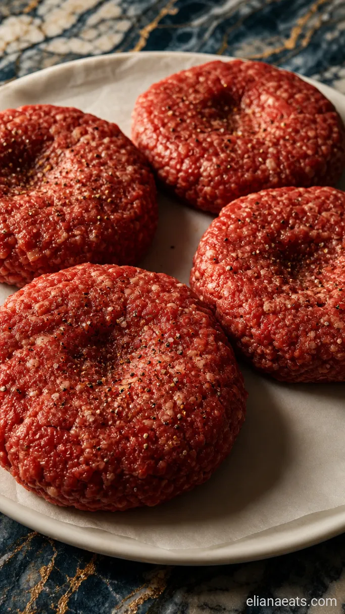 Step 1: Shape and Season the Beef Patties
