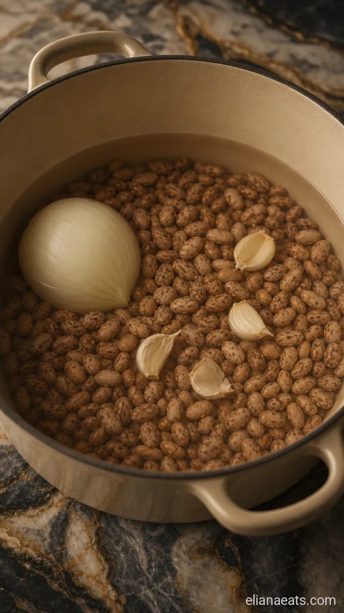 Step 1: Simmer the Beans With Aromatics
