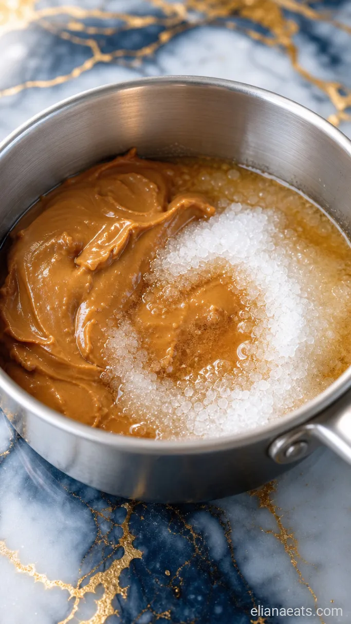 Step 1: Simmer the Cookie Butter Syrup
