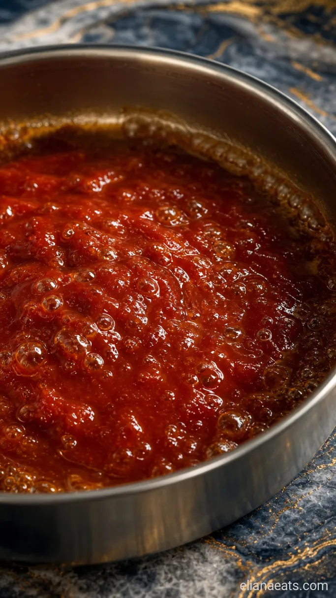Step 1: Simmer the Red Ranch Sauce