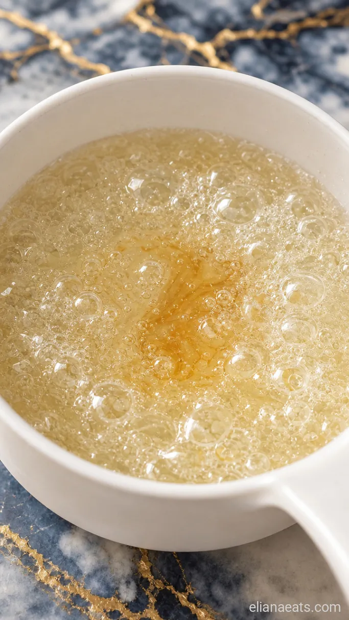 Step 1: Simmer the Vanilla Syrup