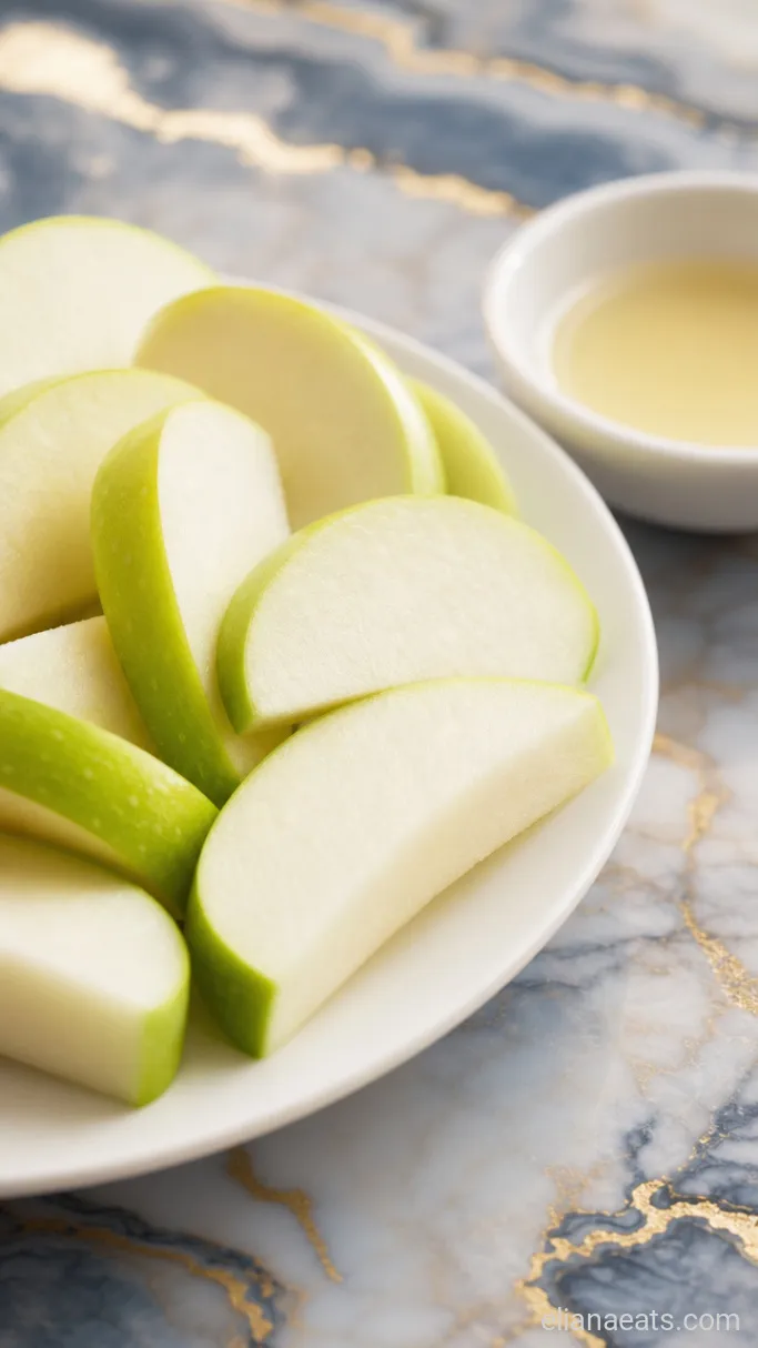 Step 1: Slice the Apples