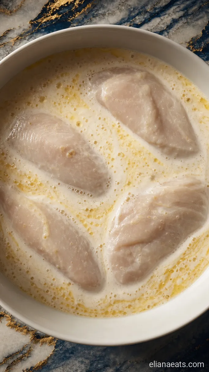 Step 1: Soak the Chicken in Buttermilk