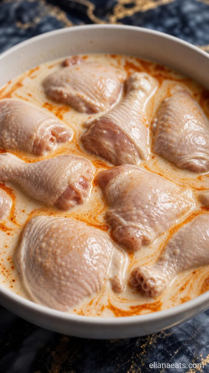 Step 1: Soak the Chicken in Buttermilk