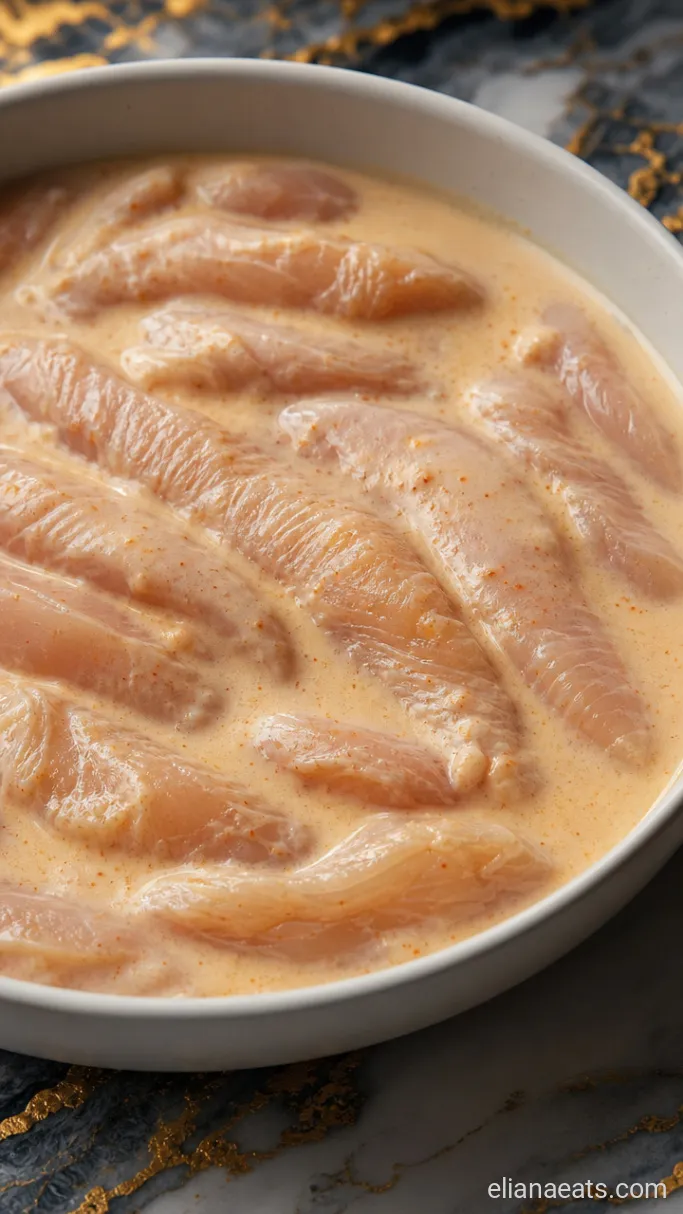 Step 1: Soak the Chicken in Buttermilk