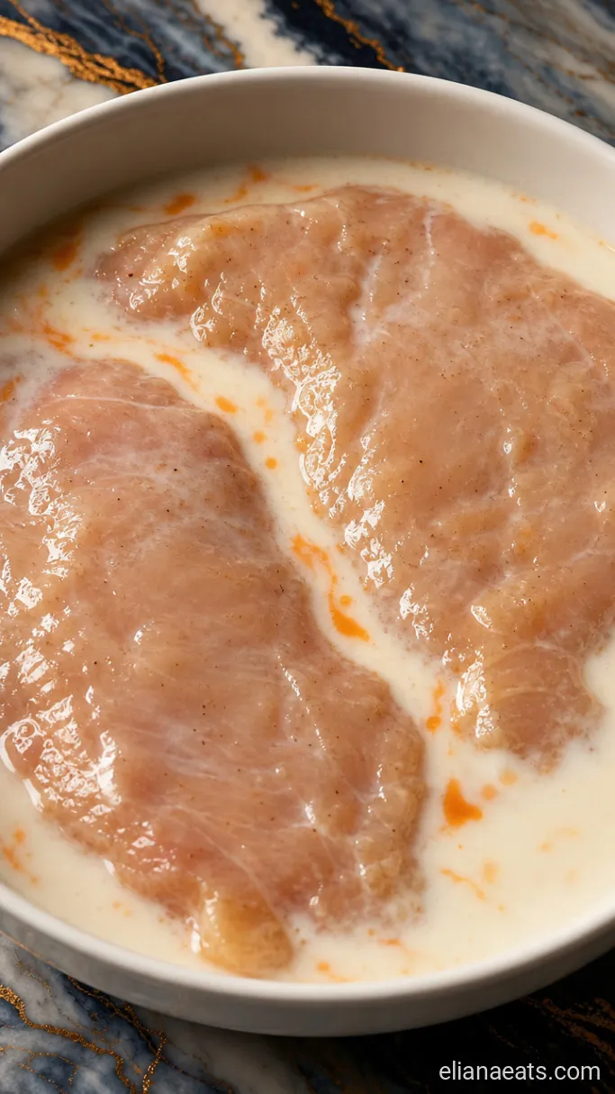 Step 1: Soak the Chicken in Buttermilk