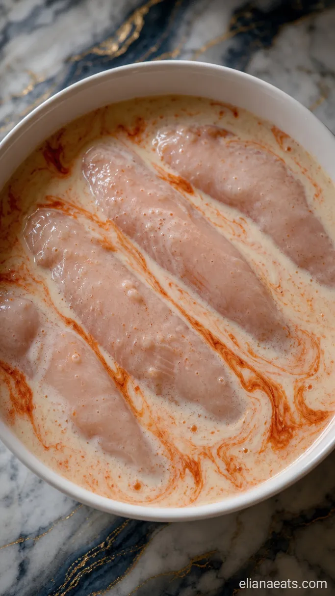 Step 1: Soak the Chicken in Buttermilk