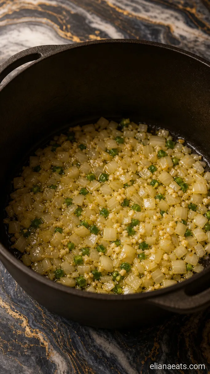 Step 1: Soften the Aromatics