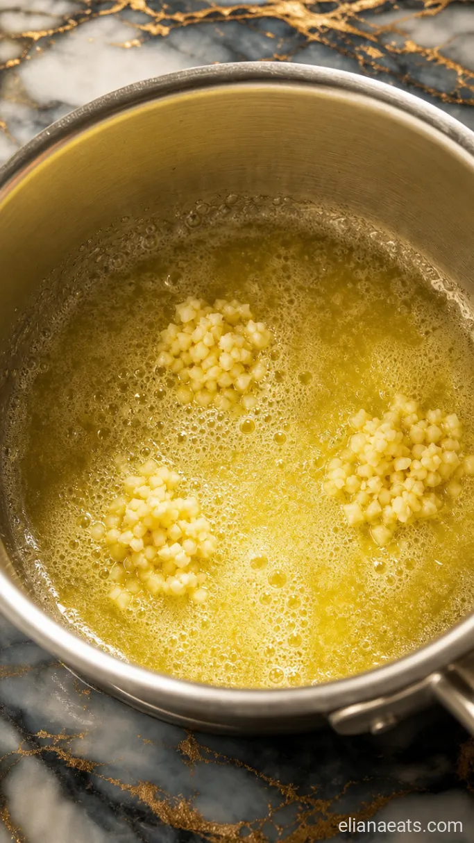 Step 1: Soften the Garlic in Butter