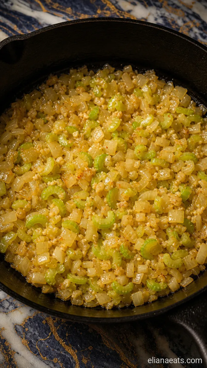 Step 1: Soften the Vegetables