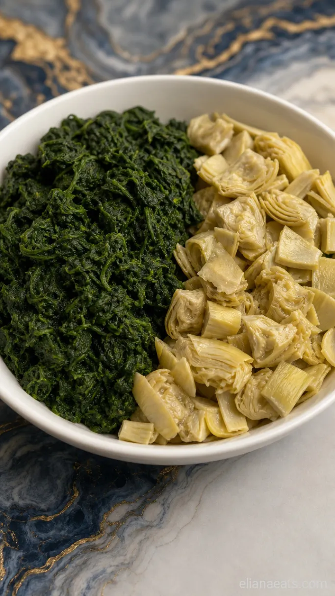 Step 1: Squeeze the Spinach and Drain the Artichokes