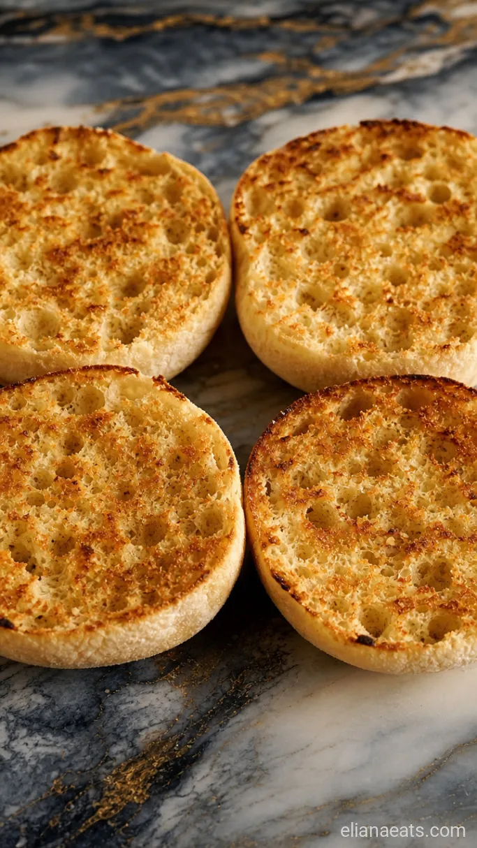 Step 1: Toast the English Muffins