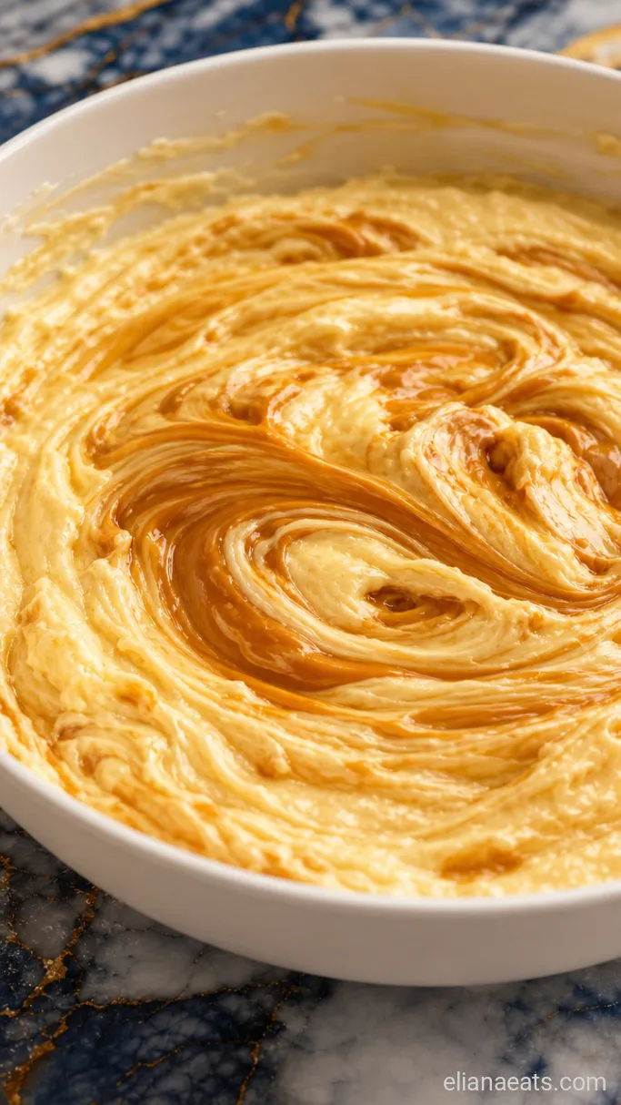 Step 2: Beat In the Eggs and Biscoff Spread