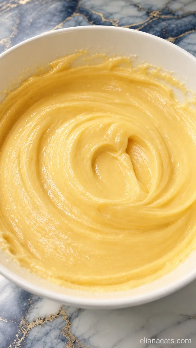 Step 2: Beat in the Eggs and Vanilla