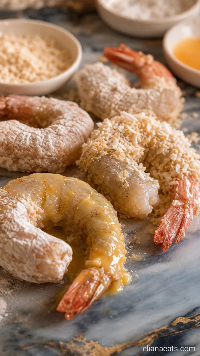 Step 2: Coat the Shrimp