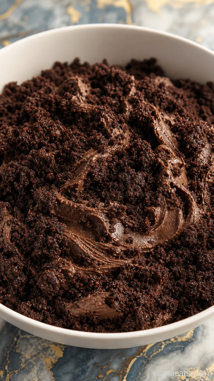 Step 2: Crumble and Bind the Cake