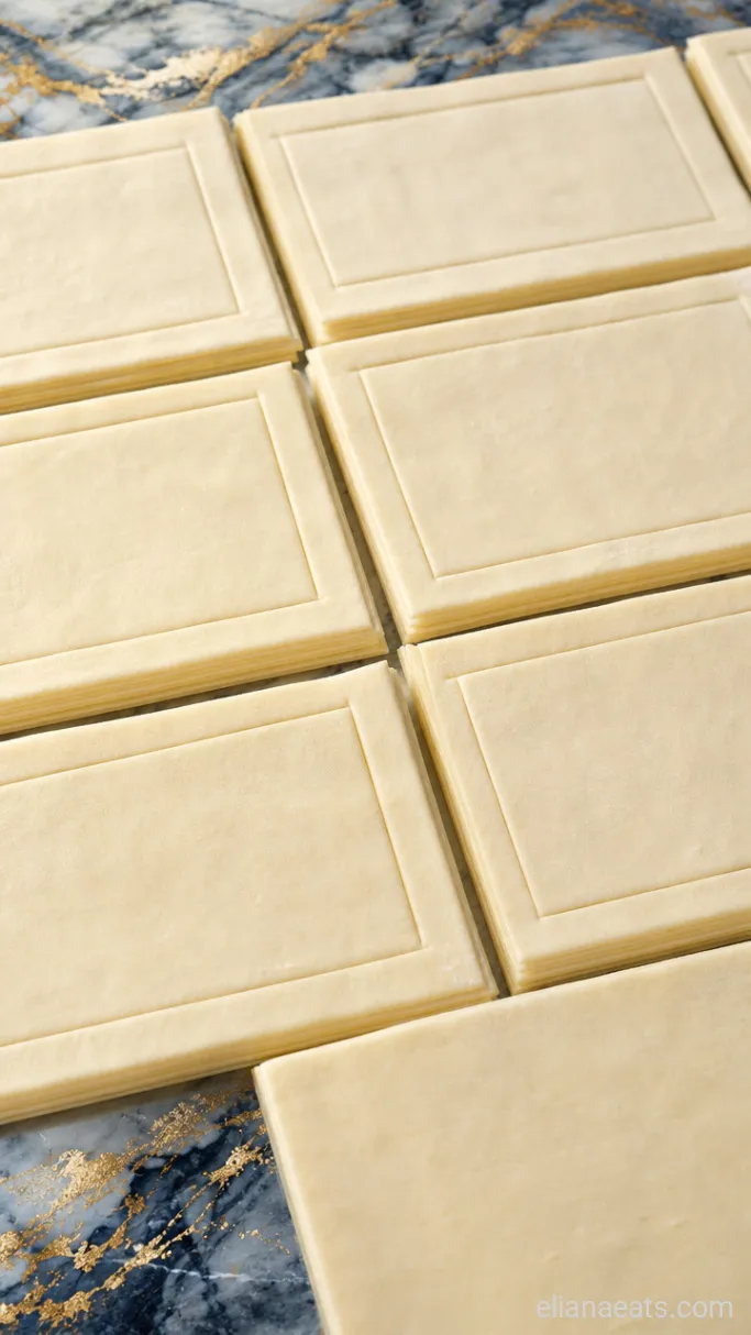 Step 2: Cut and Score the Puff Pastry