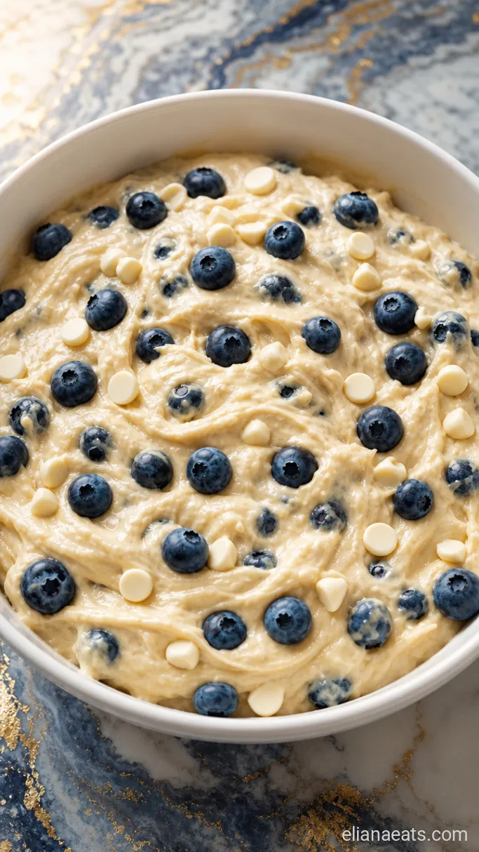 Step 2: Fold in the Blueberries and Chocolate Chips