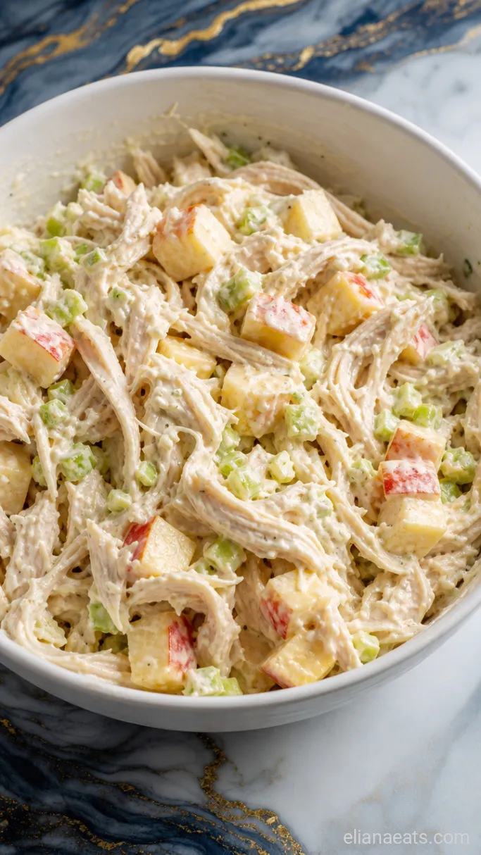 Step 2: Fold in the Chicken and Apple