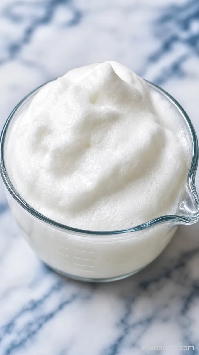 Step 2: Froth the Mixture