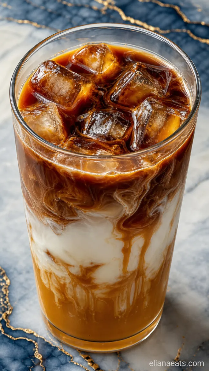 Step 2: Layer the Glass with Ice and Syrup