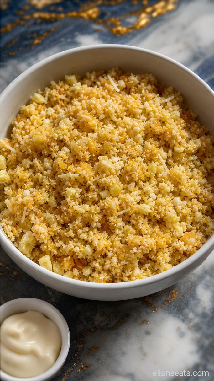 Step 2: Mix the Parmesan Crust