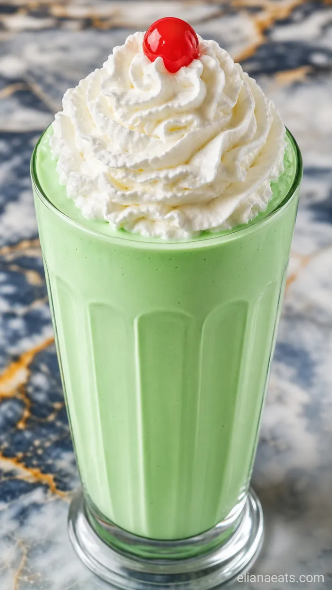 Step 2: Pour and Garnish the Shake