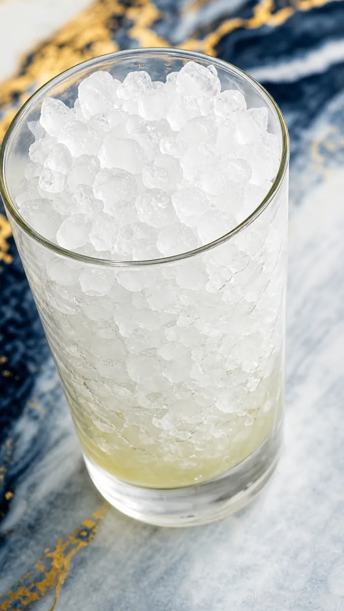 Step 2: Pour in the Coconut Syrup and Lime Juice