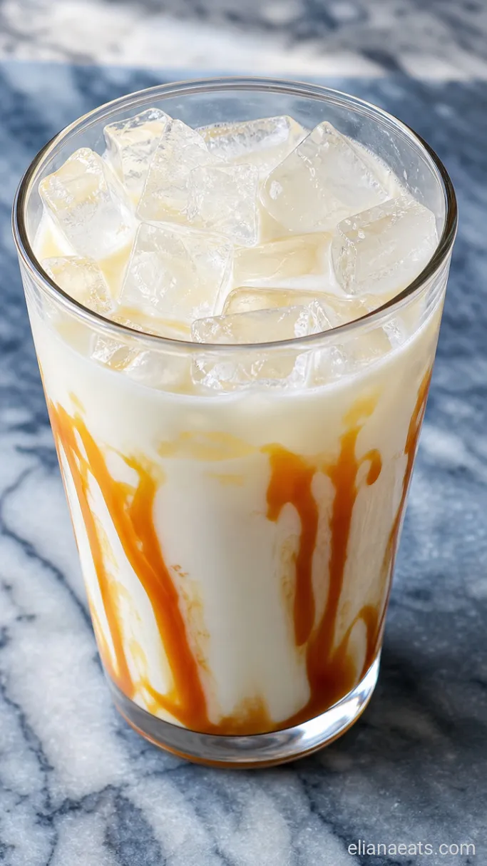 Step 2: Pour the Vanilla Syrup and Milk